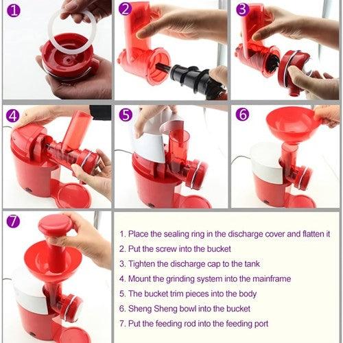 Frozen Fruit Ice Cream Maker Household Fully Automatic Dessert Maker - Toytexx Frozen Fruit Ice Cream Maker Household Fully Automatic Dessert Maker - Toytexx